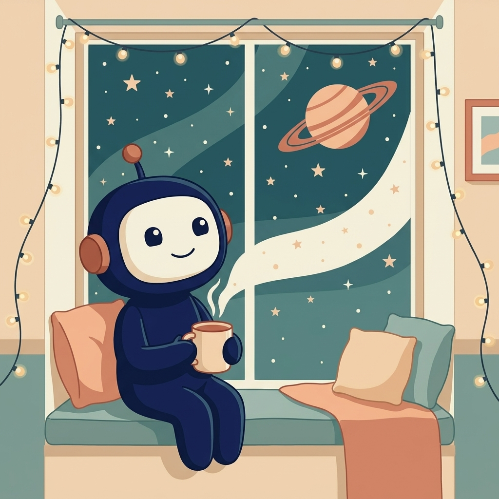 アイプロくん 星をながめる