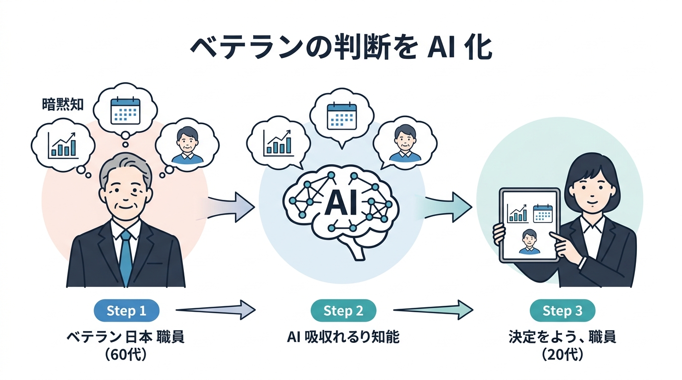 ベテランの「判断」をAI化